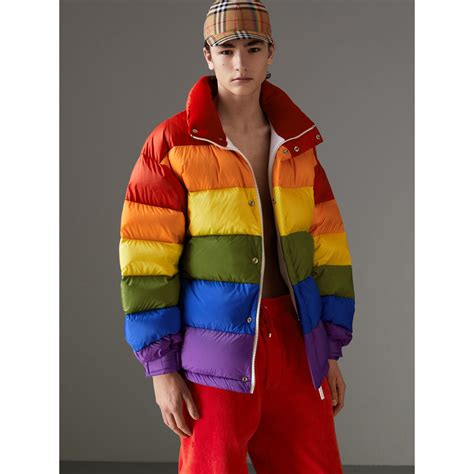 burberry puffer rainbow